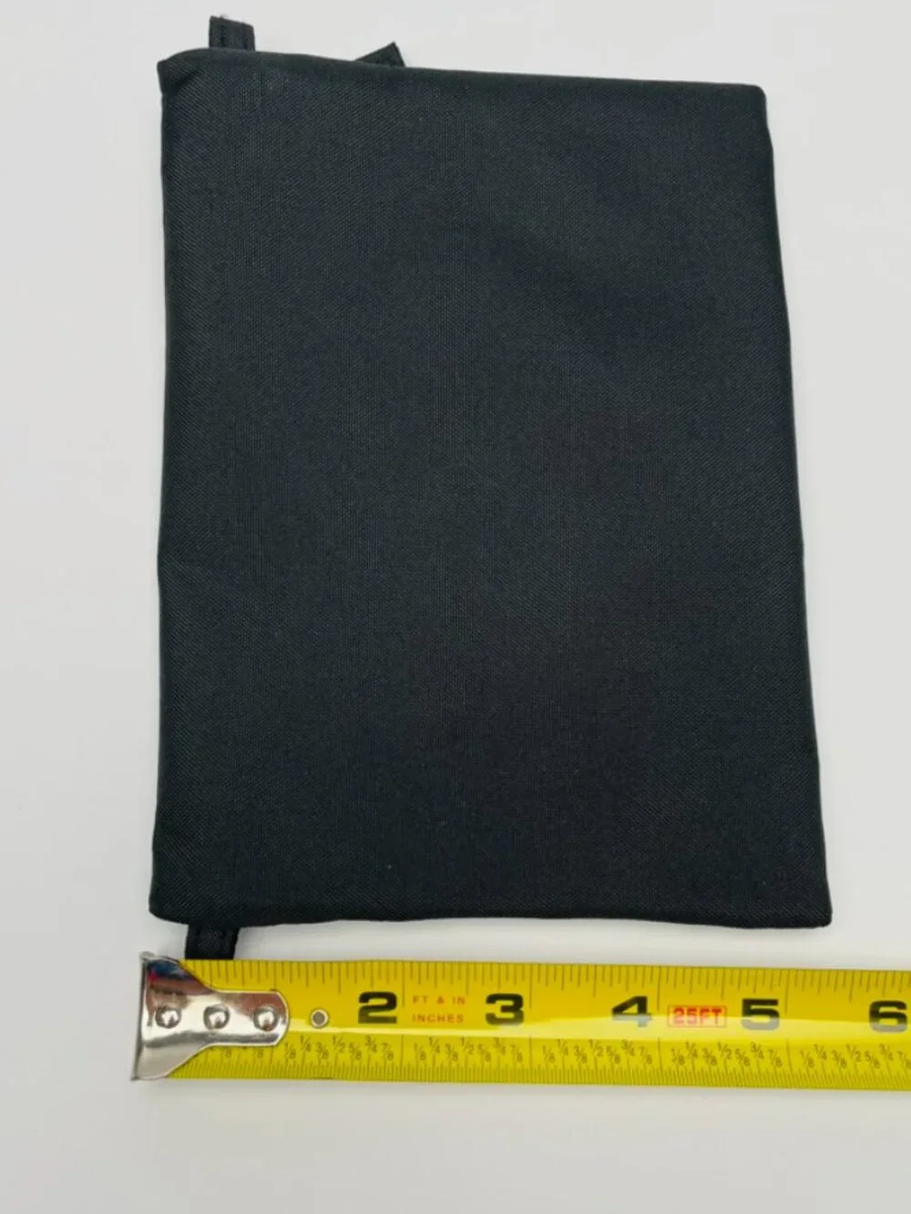 Hunter Original Black Nylon Zip Top Pouch / Travel Toiletry Cosmetic Bag